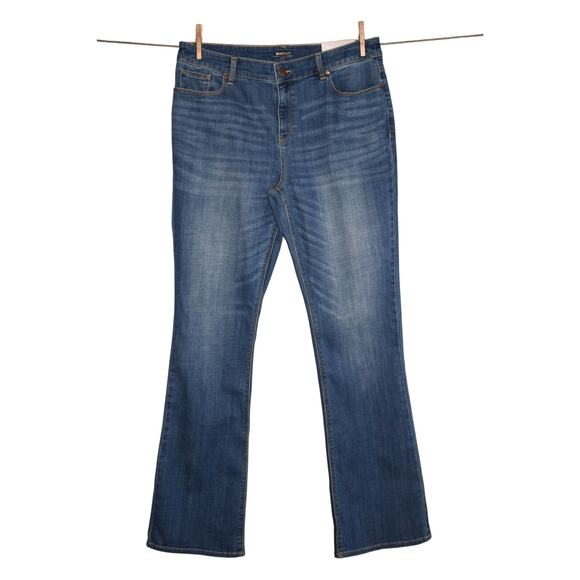 CHICO'S NEW $90 Boot Cut Stretch Denim Jean Jordan Blue Chico's 0 / US 4 - Picture 1 of 3